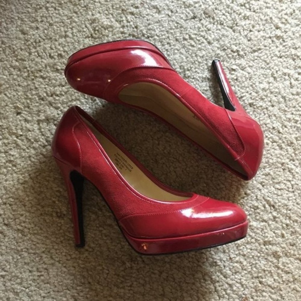 Lipstick Red Colin Stuart Heels, 7M